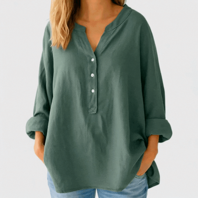 Marta Airy Linen Blouse