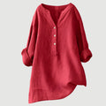 Sharon Airy Linen Blouse