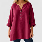 Sharon Airy Linen Blouse