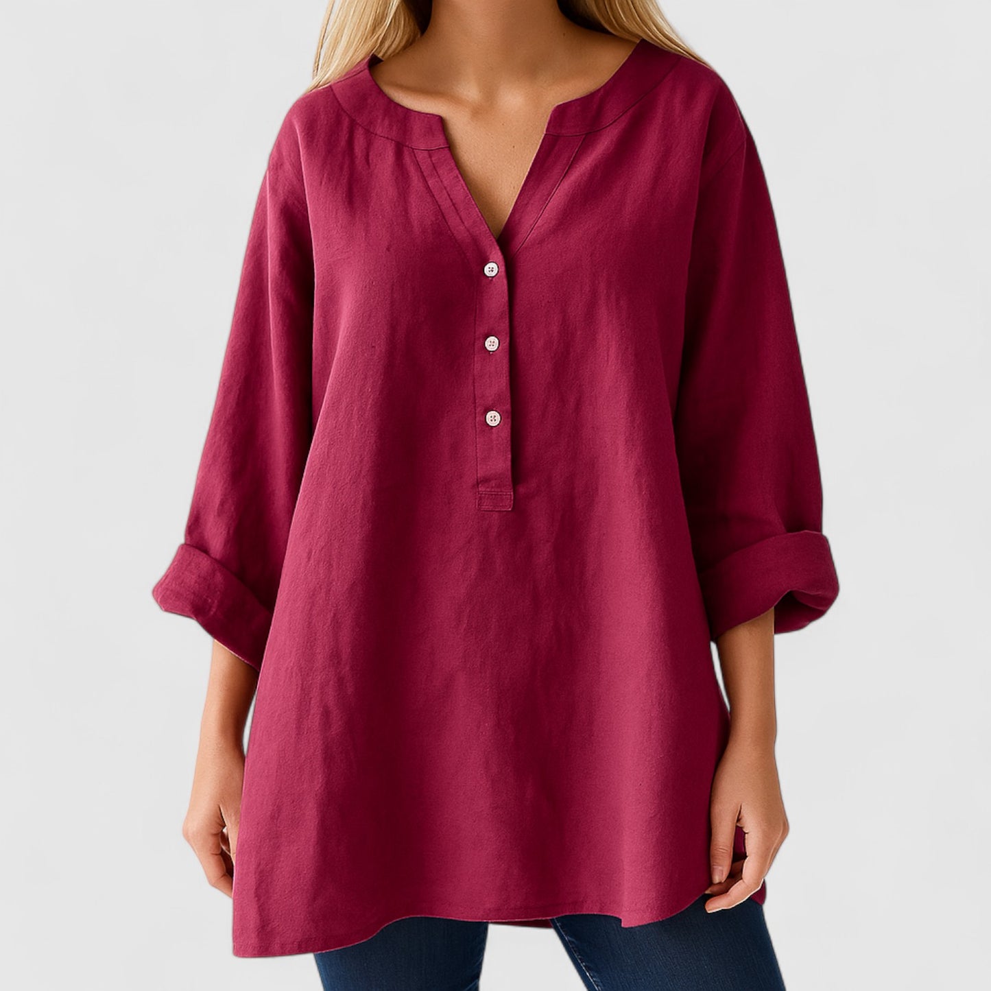 Marta Airy Linen Blouse