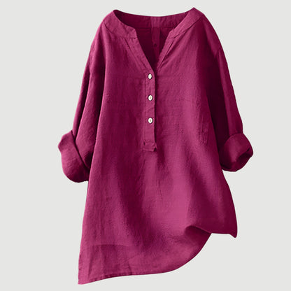 Marta Airy Linen Blouse