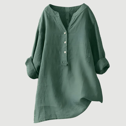 Marta Airy Linen Blouse