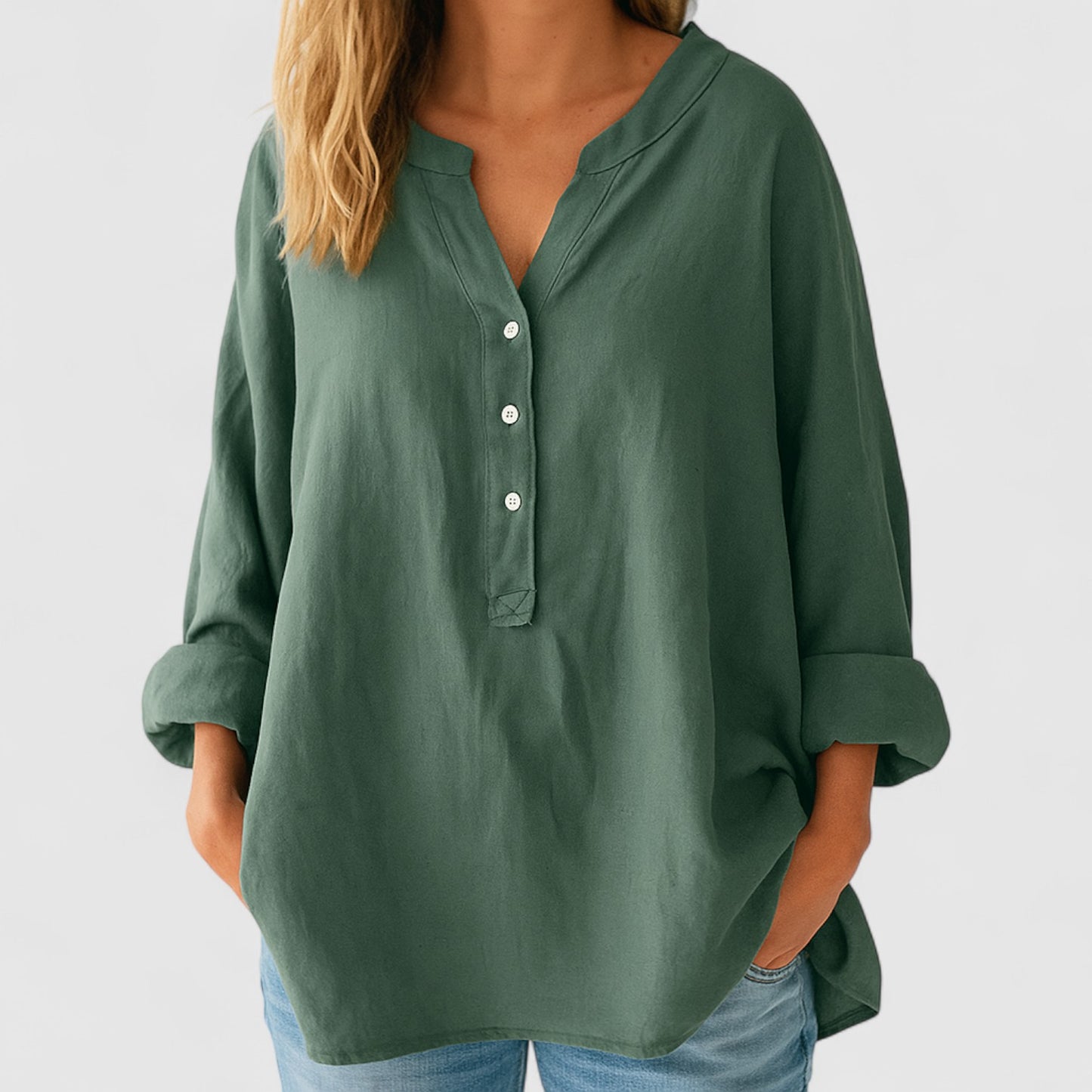 Marta Airy Linen Blouse