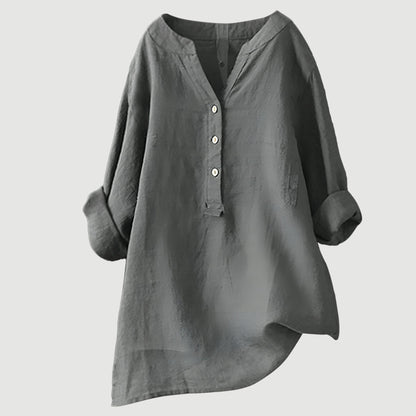 Marta Airy Linen Blouse