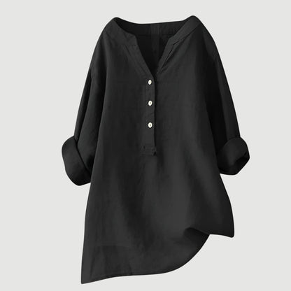 Marta Airy Linen Blouse