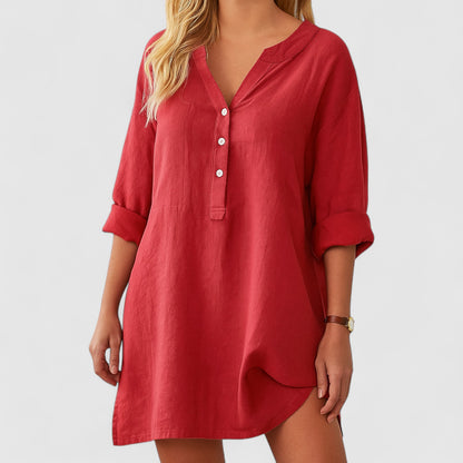 Marta Airy Linen Blouse