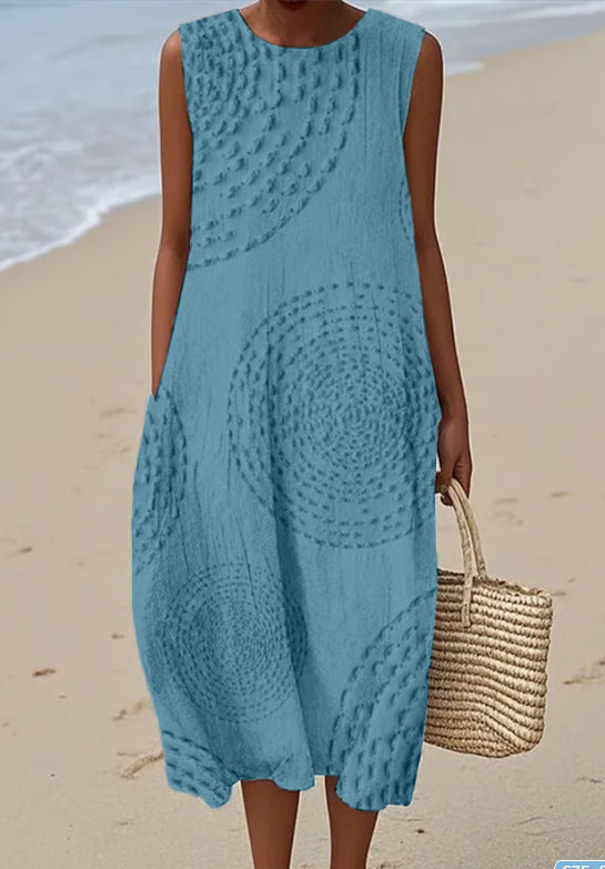 Melina Sunflower Summer Dress