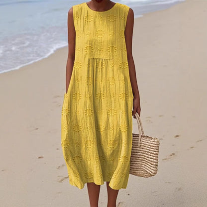 Melina Sunflower Summer Dress