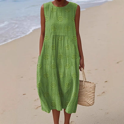 Melina Sunflower Summer Dress