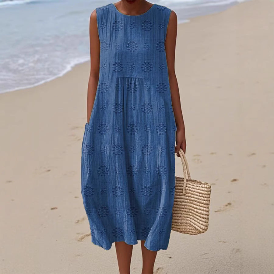 Melina Sunflower Summer Dress