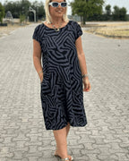 Lindsay Patterned Summer Dress