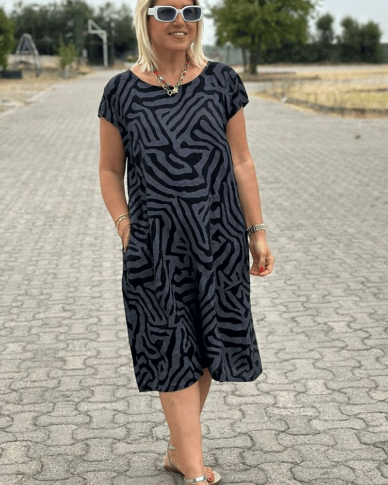 Meya Patterned Summer Dress