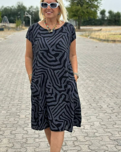 Meya Patterned Summer Dress