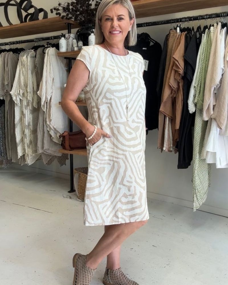 Meya Patterned Summer Dress