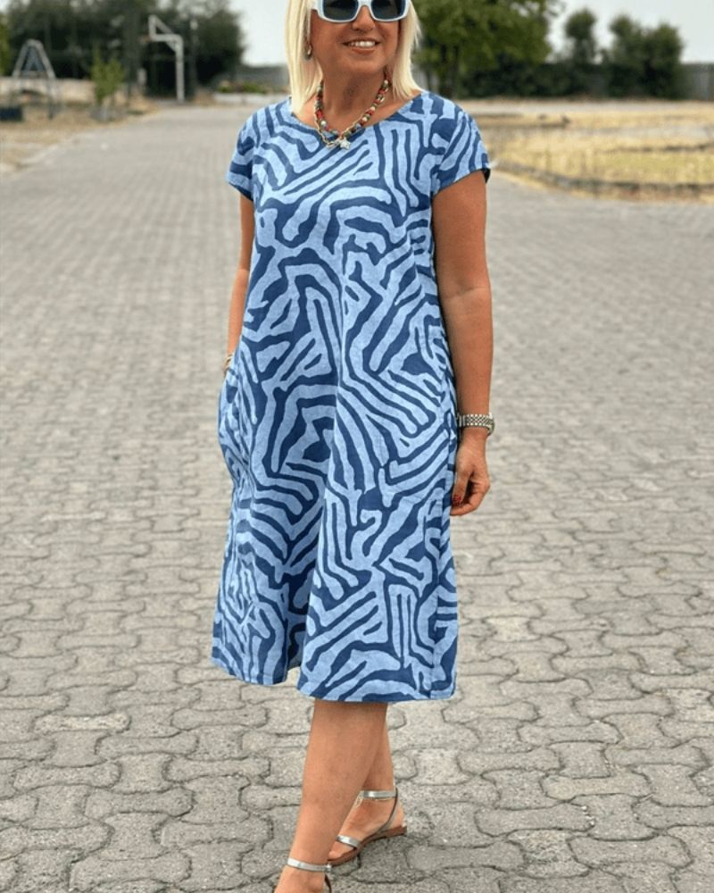 Meya Patterned Summer Dress