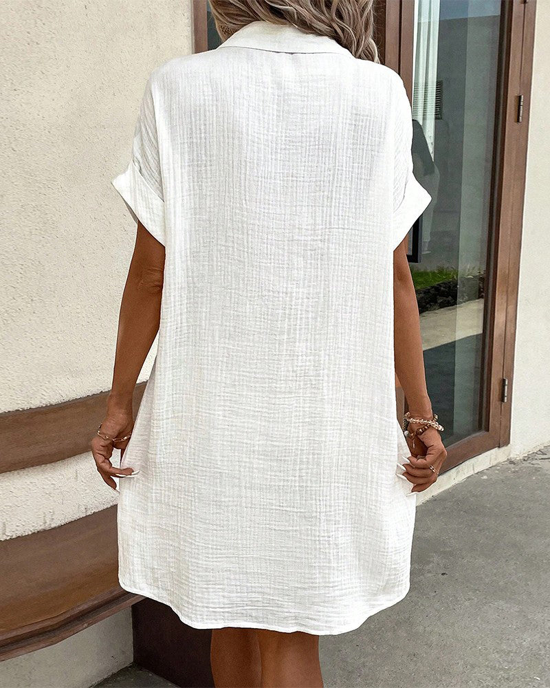 Milda Pocket Shirt Dress