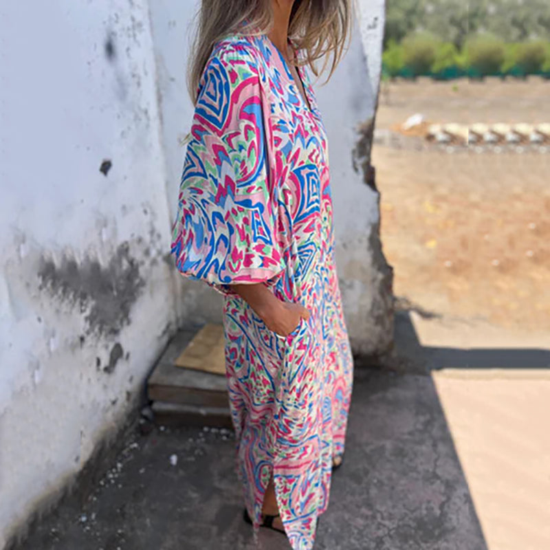 Mireille Bohemian Maxi Dress