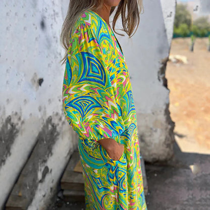 Mireille Bohemian Maxi Dress