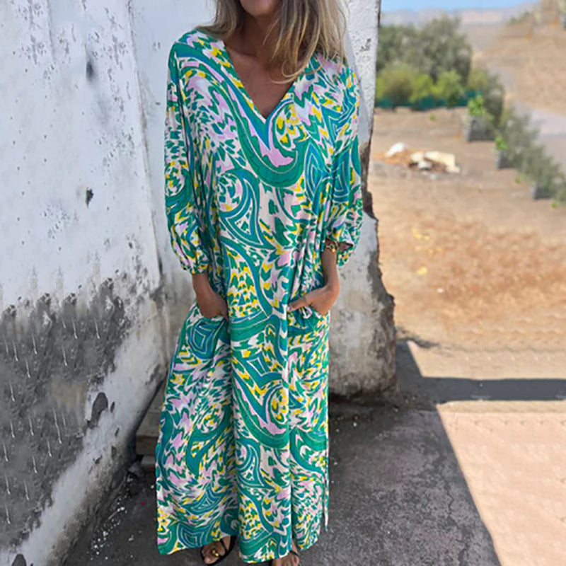 Mireille Bohemian Maxi Dress