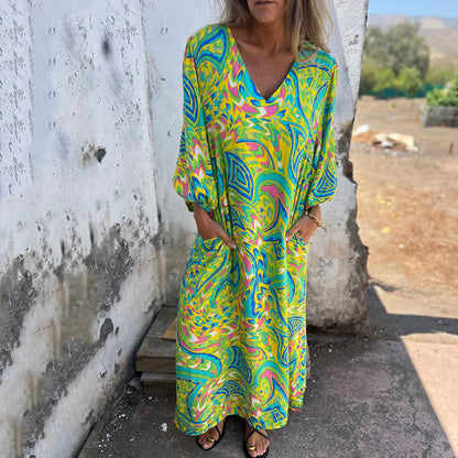 Mireille Bohemian Maxi Dress