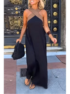 Celeste Halterneck Maxi Dress