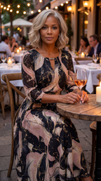 Celine A-Line Maxi Dress