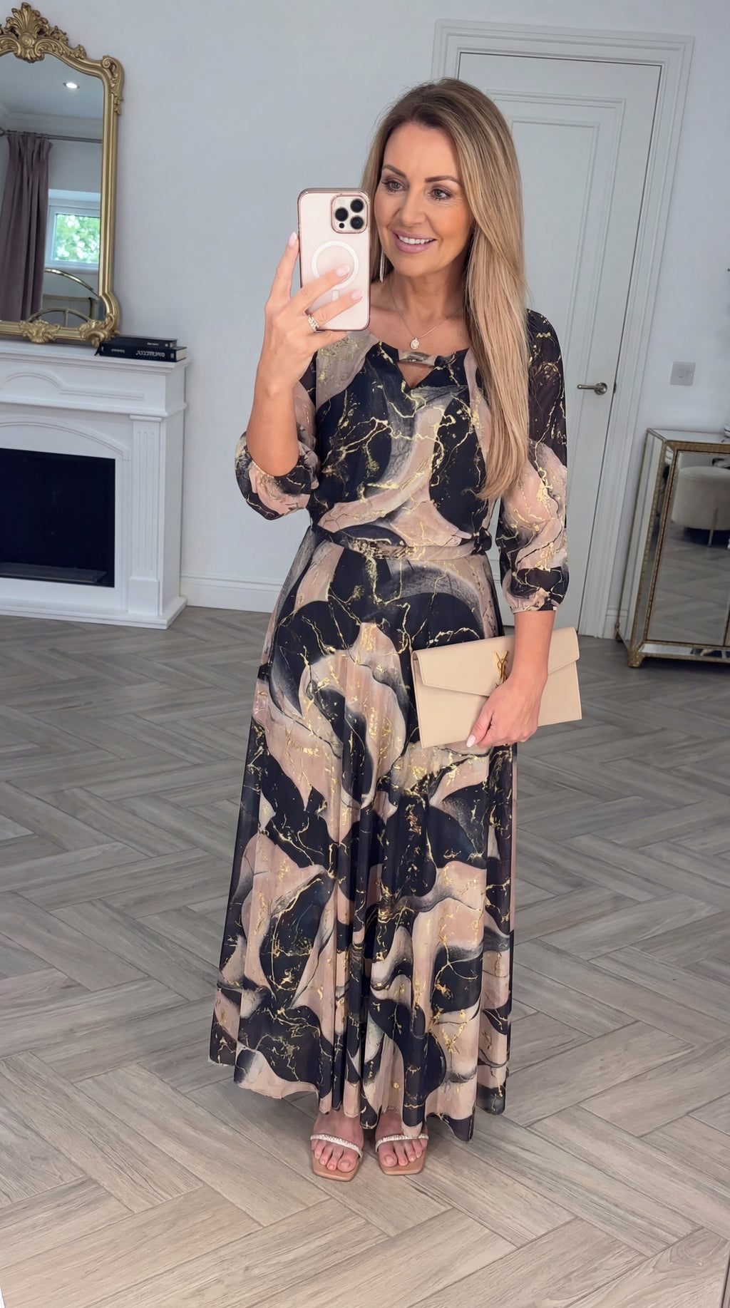 Celine A-Line Maxi Dress