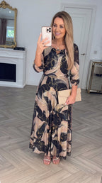 Celine A-Line Maxi Dress