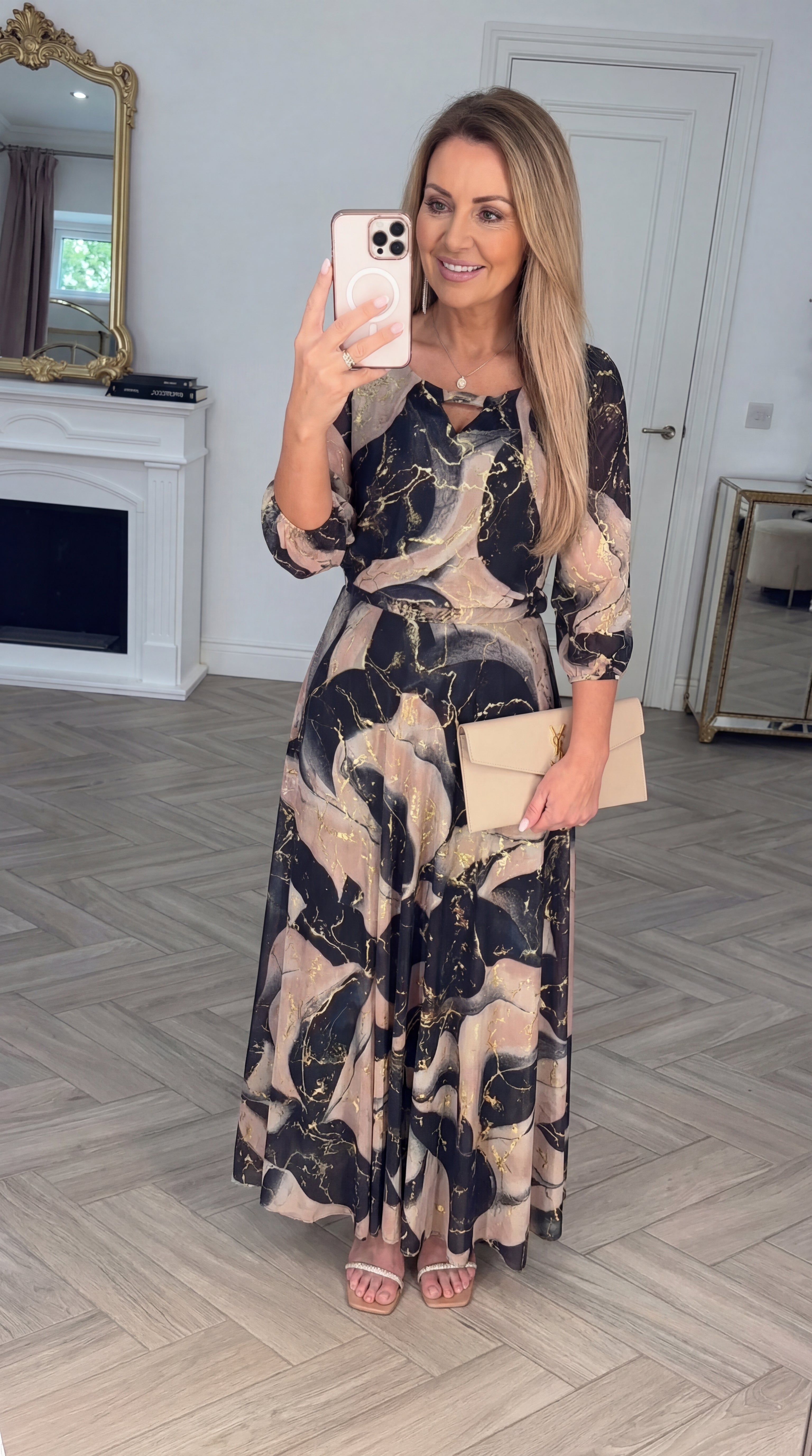 Celine A-Line Maxi Dress