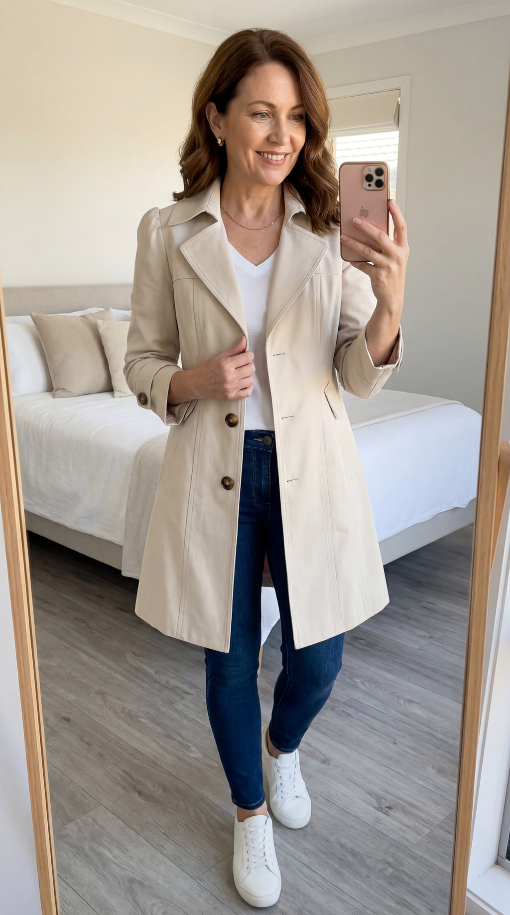 Seraphina Vintage-Inspired Trench Coat