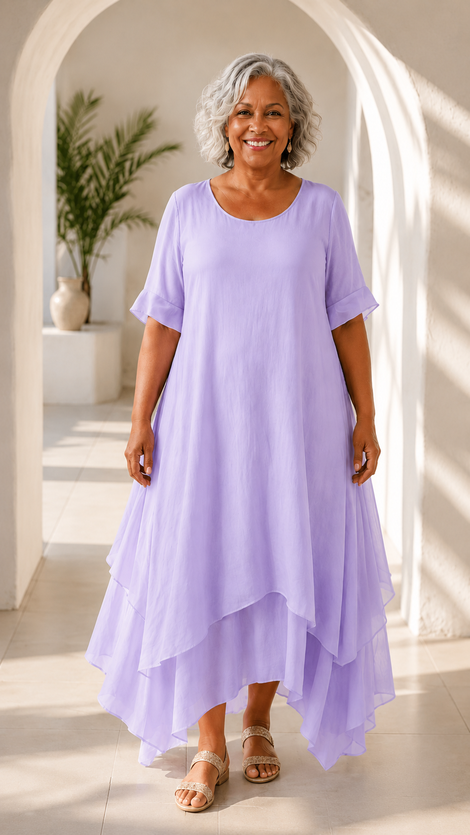 Aria Fluid Maxi Dress