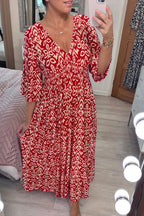 Selene Bohemian Midi Dress 0