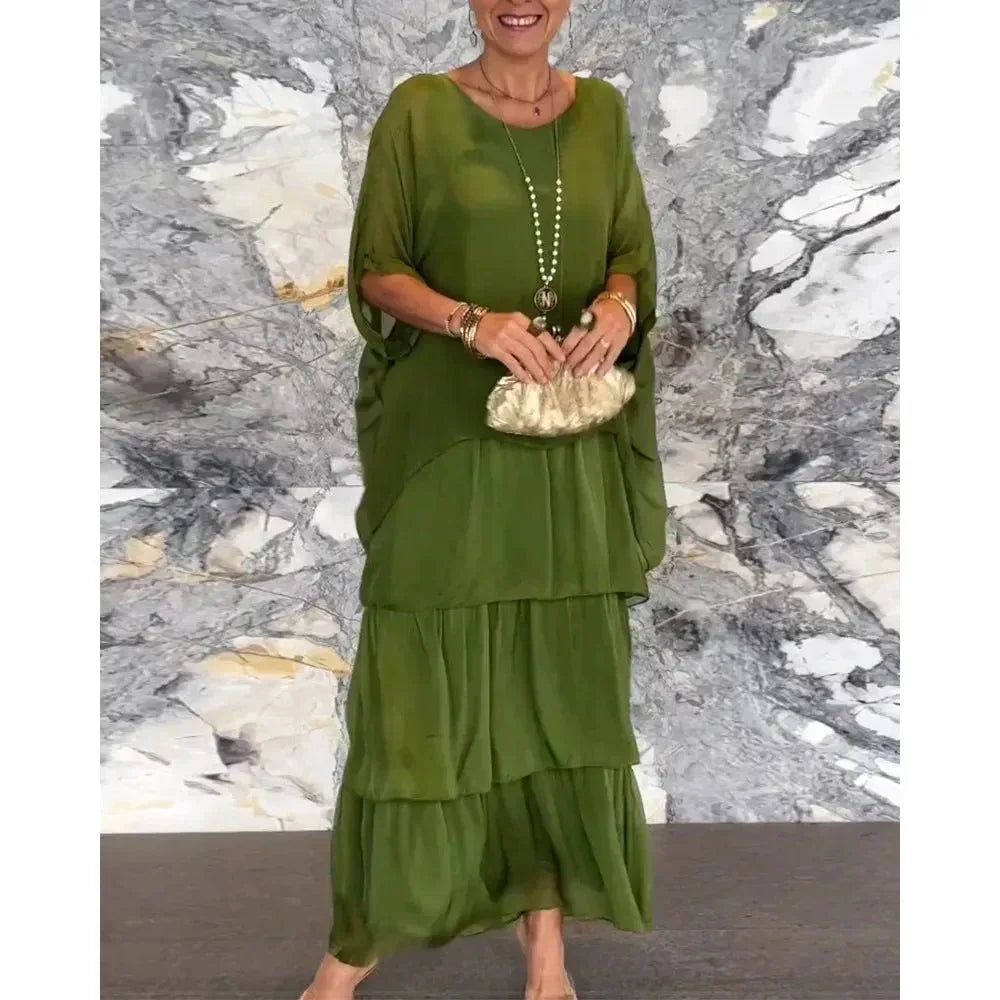 Selene Flowing Maxi Dress 0