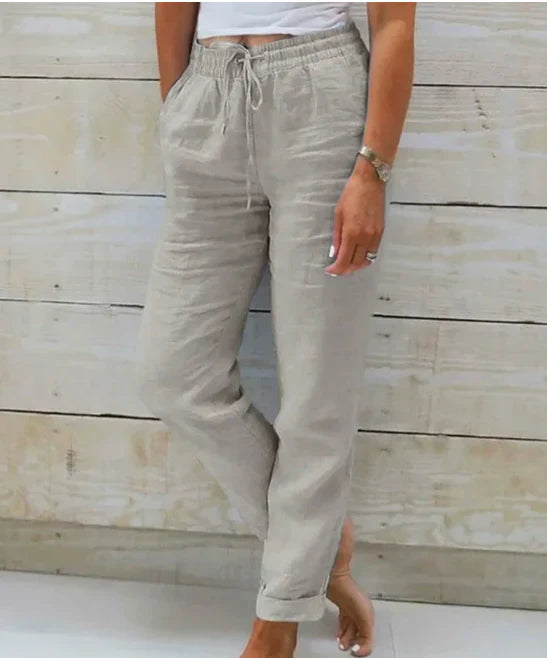 Tindra Relaxed Linen Trousers