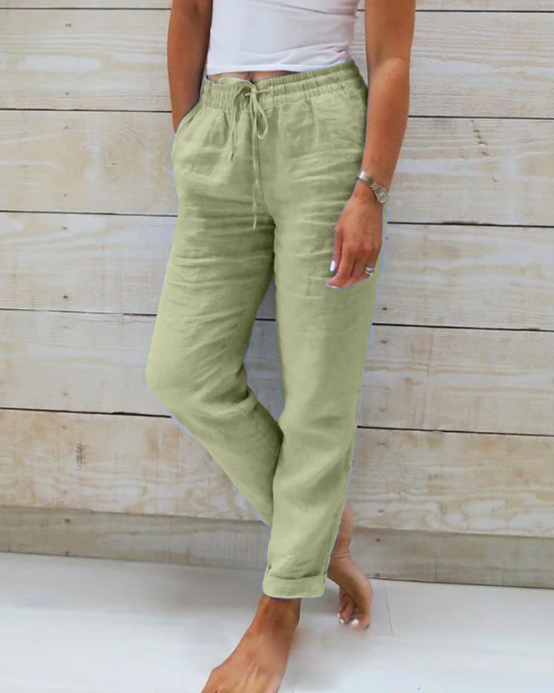 Tindra Relaxed Linen Trousers