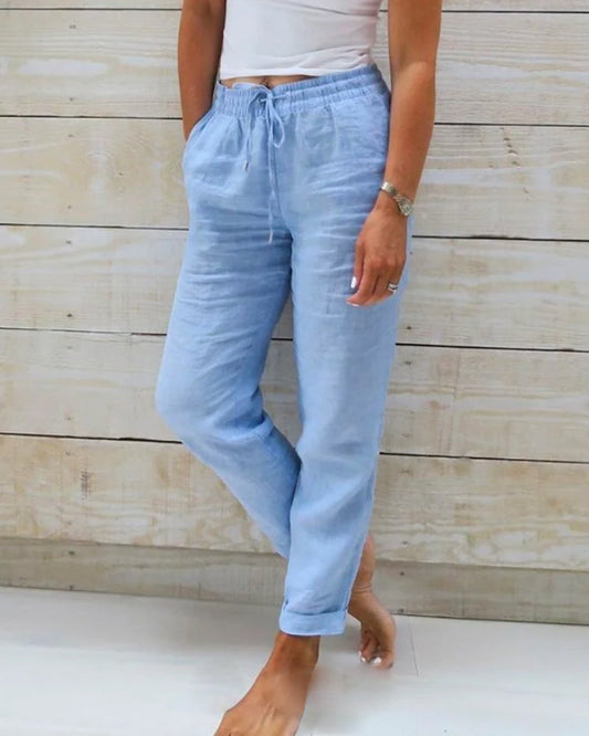 Tindra Relaxed Linen Trousers