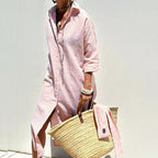 Stella Striped Shirt Dress