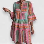 Elsie Bohemian Print Dress