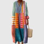 Sarah Vibrant Print Dress