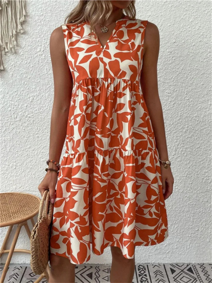 Ylva Printed Summer Dress
