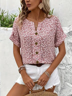 Geraldine V Neck Blouse