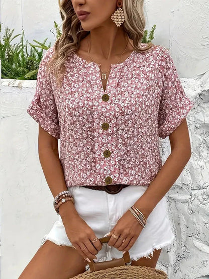 Zelma V Neck Blouse