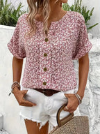 Geraldine V Neck Blouse