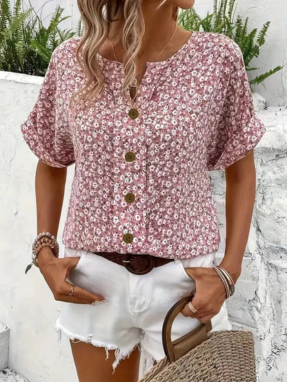 Zelma V Neck Blouse