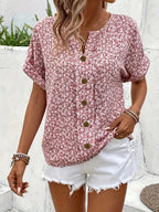 Geraldine V Neck Blouse