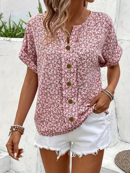 Zelma V Neck Blouse