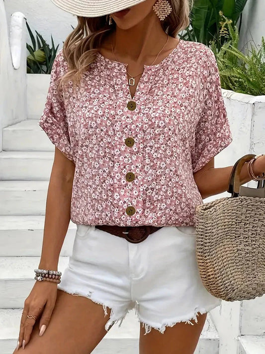 Zelma V Neck Blouse