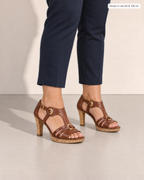 Adira Comfortable Strap Sandals - Adeline studio, shown in size 8, 166 cm