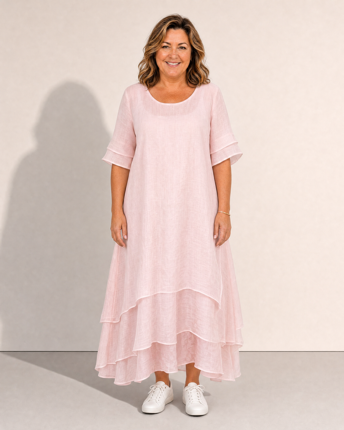 Aria Fluid Tiered Maxi Dress - Adeline studio