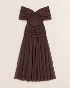 Belinda Maxi Dress - Brown flat lay